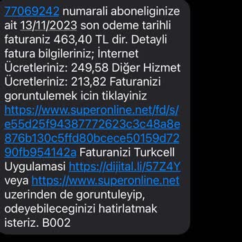 Superonline Kendi Hatası Olmasına Rağmen 450 TL Fatura Çıkarttılar.
