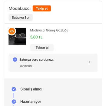 Modalucci Faturası Kesilen Siparişimi Göndermiyor
