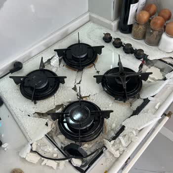 Kumtel Rustik Cam Ocağım Patladı