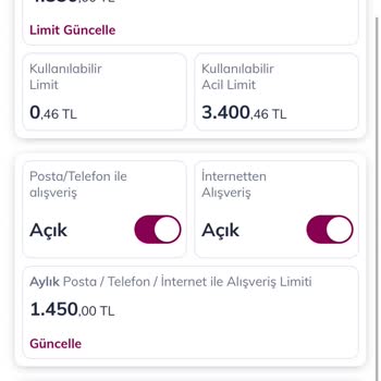 QNB Finansbank Sorgusuz Tanımlanan Acil Limit...