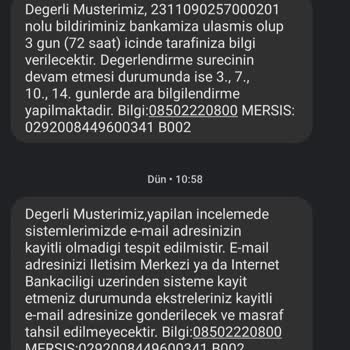 Denizbank Borsada Gerçekleşmeyen Emir İptalinden Alınan Haksiz Ücret