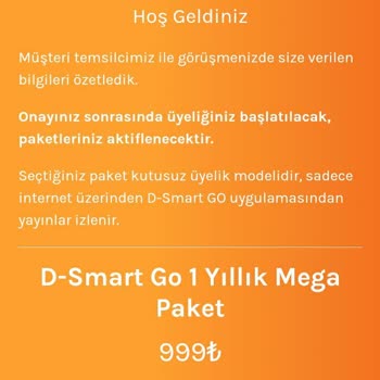 Yalanla D-Smart Üyeliği