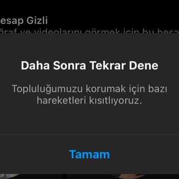 Instagram Kısıtlaması