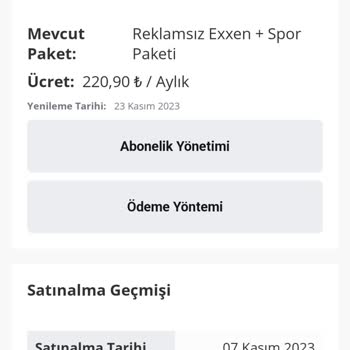 Exxen Üyelik Aktif Olmadı