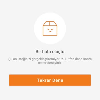Trendyol Hesabıma Giremiyorum, Hata Veriyor