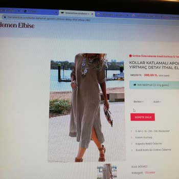 Hemen Elbise Kalitesiz Ürün Gönderimi