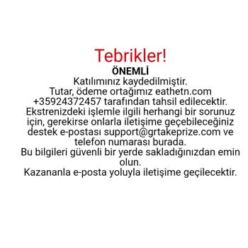 Grtakeprize.com'da Çekiliş Aldatmacası