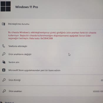 Sağlam Lisans Kullanılmış Lisans Gönderimi