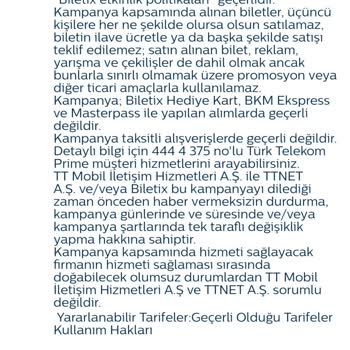 Türk Telekom Mobil Hat İçin Kampanya Yanıltması