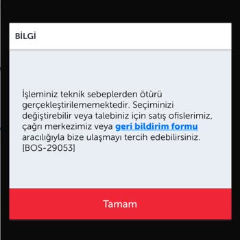 THY Bilet Değiştirme Hatası