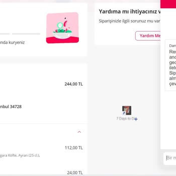 Yemeksepeti 100 Dakika Sonrası İptal Deneyimi