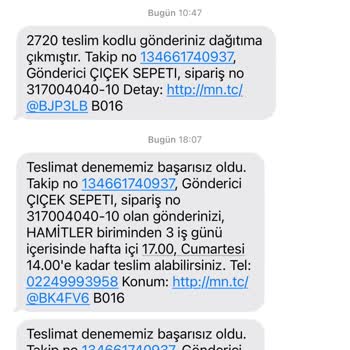 MNG Kargo Bursa / Hamitler Şubesi Kargoyu Eve Teslim Etmiyor!