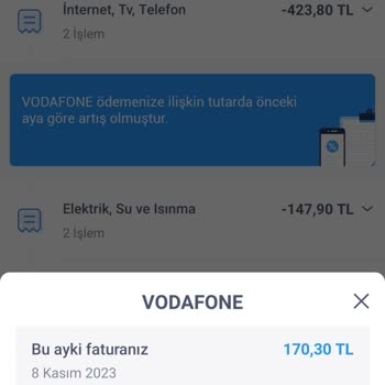Vodafone Fahiş Zam Yaptı