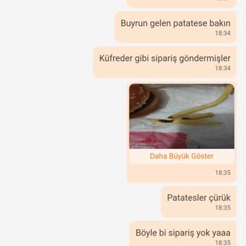 Trendyol Eksik Çürük Ve Bozuk Yemek