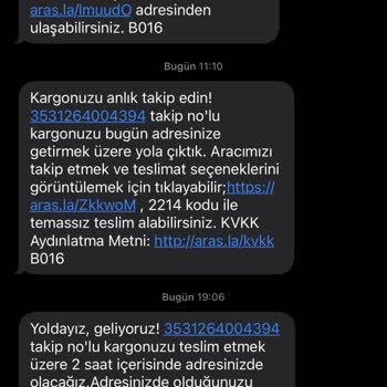 Aras Kargo Adrese Teslim Etmemek