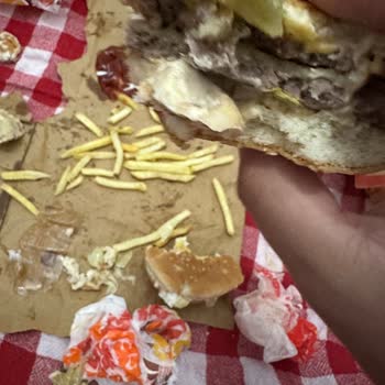 Burger King Hamburgerden Salyangoz Çıktı