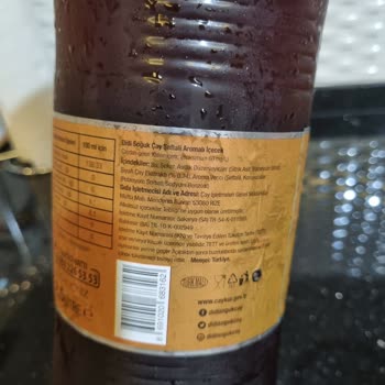 Çaykur Didi A101 Bayisinden Aldığım Asitsiz Şeftali Aromalı İçecek Acı Bir Tat Veriyor