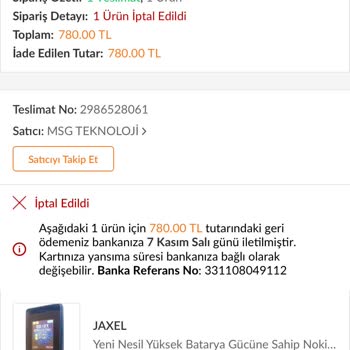 VakıfBank Para İadesi Yapmadı