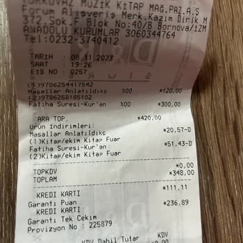 D&R Ödemesi Alınan Ürünlerin Siparişi Yok