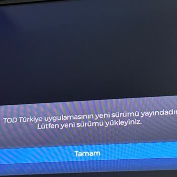 TOD Tv Tod Uygulamasını Güncelleyemiyorum