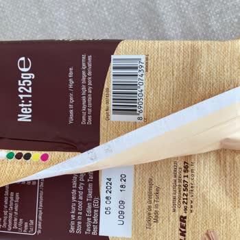 Ülker Altınbaşak Grissini İçinden Mavi İp Çıktı