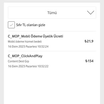 Vodafone Yanlış Fatura Kesimi