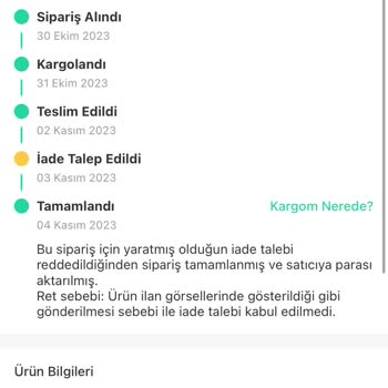 Trendyol Hesabımdan Bilgim Dışında Giriş Olup Ürün Sipariş Edildi