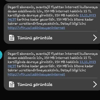 Vodafone Kafasına Göre Para Çekiyor!