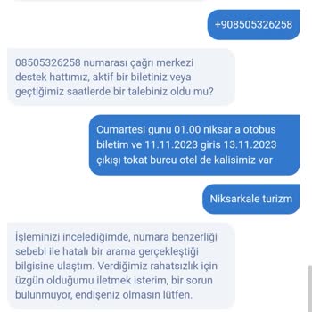Obilet Dolu Oda Sattı Ve Bilerek Telefon Açmıyor