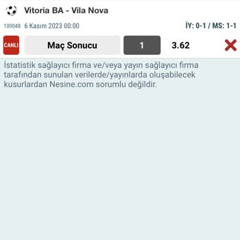 Nesine'de Sıkıntı Var