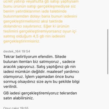 Kopazar Şirketi Oyun Karakteri Satışında Sorun