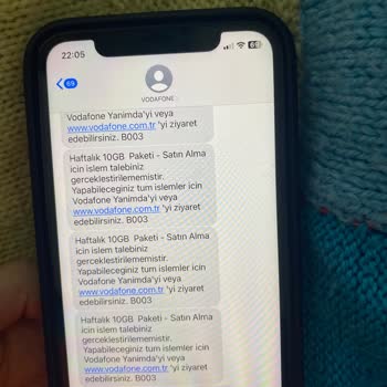 Vodafone Fazladan 9 Ek Paketi Sistemden Gönderip Faturaya Yansıtmak