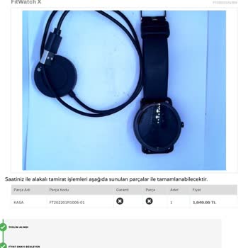 Saat & Saat Garanti Kapsamındaki Saatimin Onarılmaması