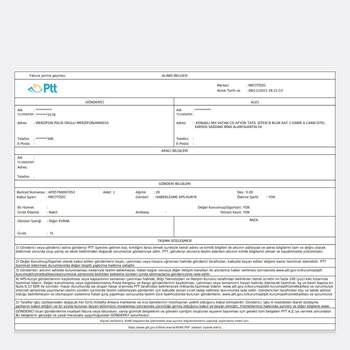 PTT Kargo 100 Yıl Mektup Kayıp