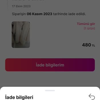 Gardrops Para İadem Yapılmıyor