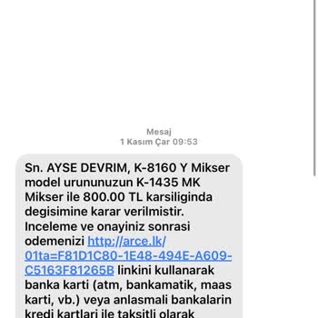 Arçelik Mikserin Servis Serüveni!