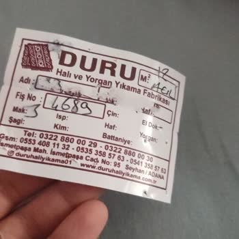 Adana Duru Halı Yıkama Şikayet Edilince Arayıp Hakaret Ediyor