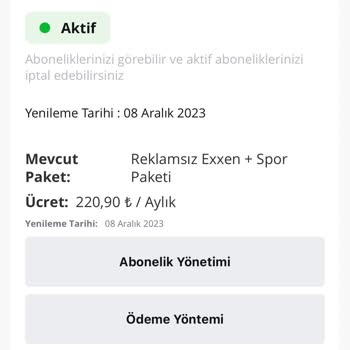 Exxen Spor Paket Sorunu