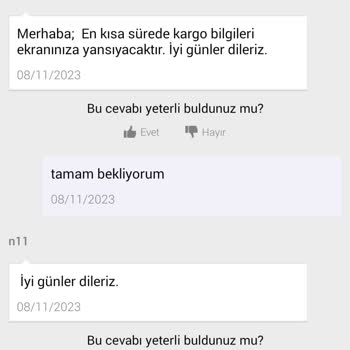 N11 Uzun Süren Kargolama Süresinden Sonra Gönderilmeyen Siparişler