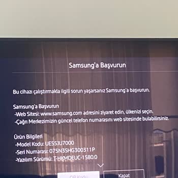 Samsung TV İnternete Girmiyor