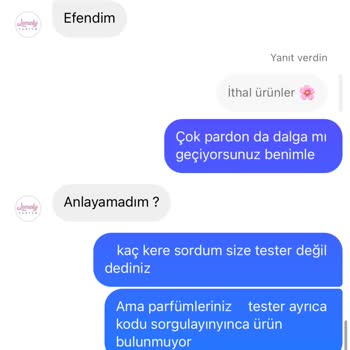 Lemely Parfüm Sahte Tester Parfüm Gönderildi