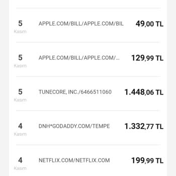 Netflix Kredi Kartımdan Haberim Omadan Harcama Yapılması