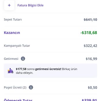 Getir Büyük İptal Sonrası Para İademi Yapmayıp Parama El Koydu!