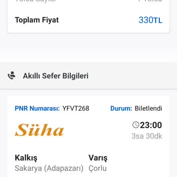 Süha Turizm Bilet İptalinin Yapılmaması