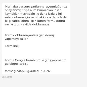 İşin Olsun Sahte İş İlanı