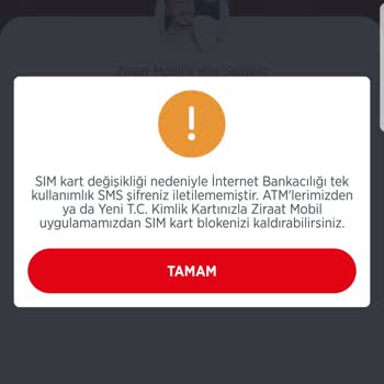 Ziraat Bankası Ziraat Sim Kart Değişikliği