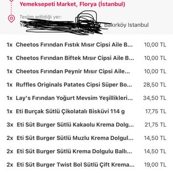 Yemeksepeti Siparişim Yanlış Geldi Değişimi Olmadı
