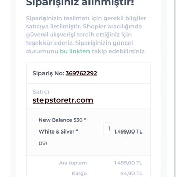 Shopier Mağazası Ürünün Değişiminde Kutuya 150 TL Ücret Koy Demesi!