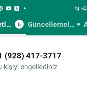 WhatsApp Yurt Dışı Ve Yabancı Numaradan Gelen WhatsApp Mesajı