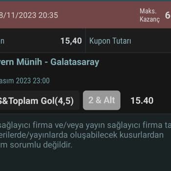 Nesine Kupon Tuttu Ama Kaybetti Olarak Gözüküyor